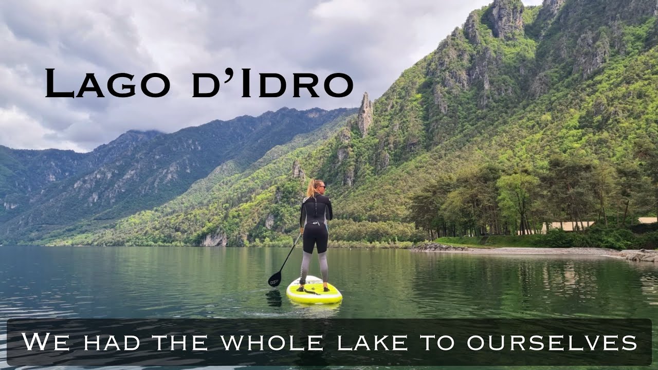 We had the whole Lake to ourselves. Lago d’Idro, Italy