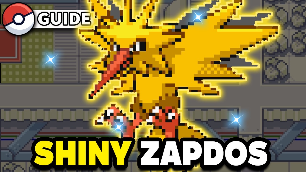 How To Catch ZAPDOS & SHINY ZAPDOS In Pokemon FIreRed & LeafGreen