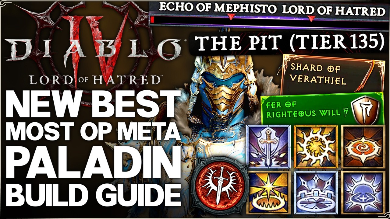 Diablo 4 - Новый лучший OP мета-билд для паладина с 10 триллионами урона в секунду - S13 Новая ко...