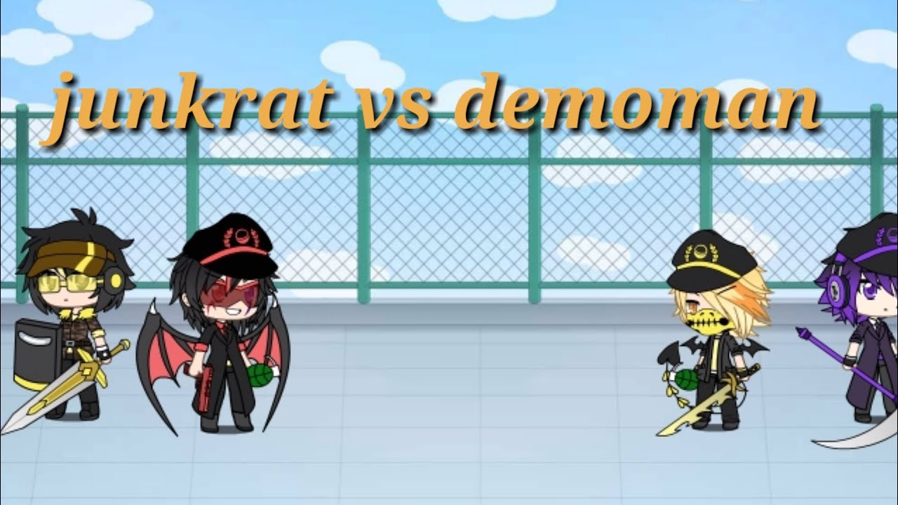junkrat vs demoman rap (gacha life) MY OCs