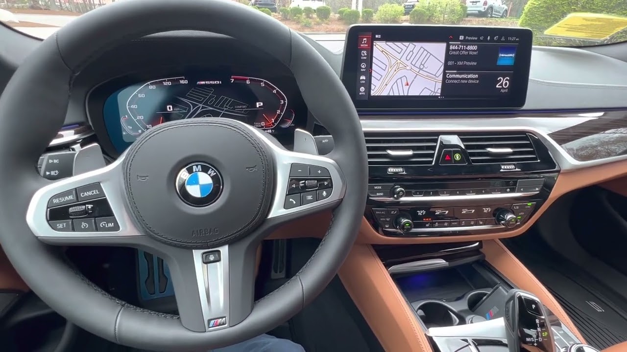 Interior Highlights of the M550i