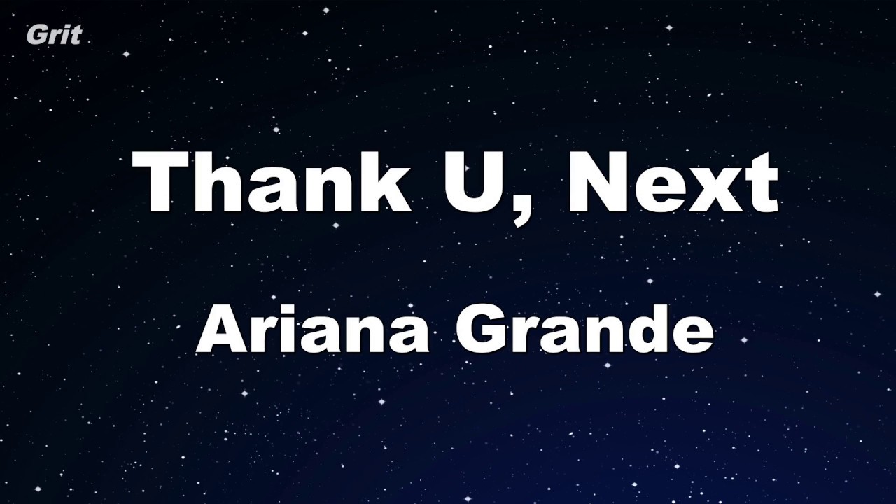 thank u, next - Ariana Grande Karaoke 【No Guide Melody】 Instrumental