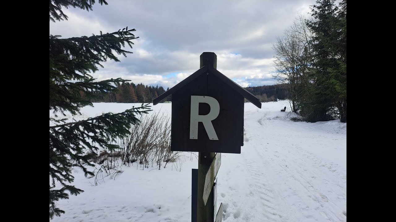 Der Rennsteig (170 Km) - Tag 7 Wintertour - Von Lauscha zum Kurfürstenstein