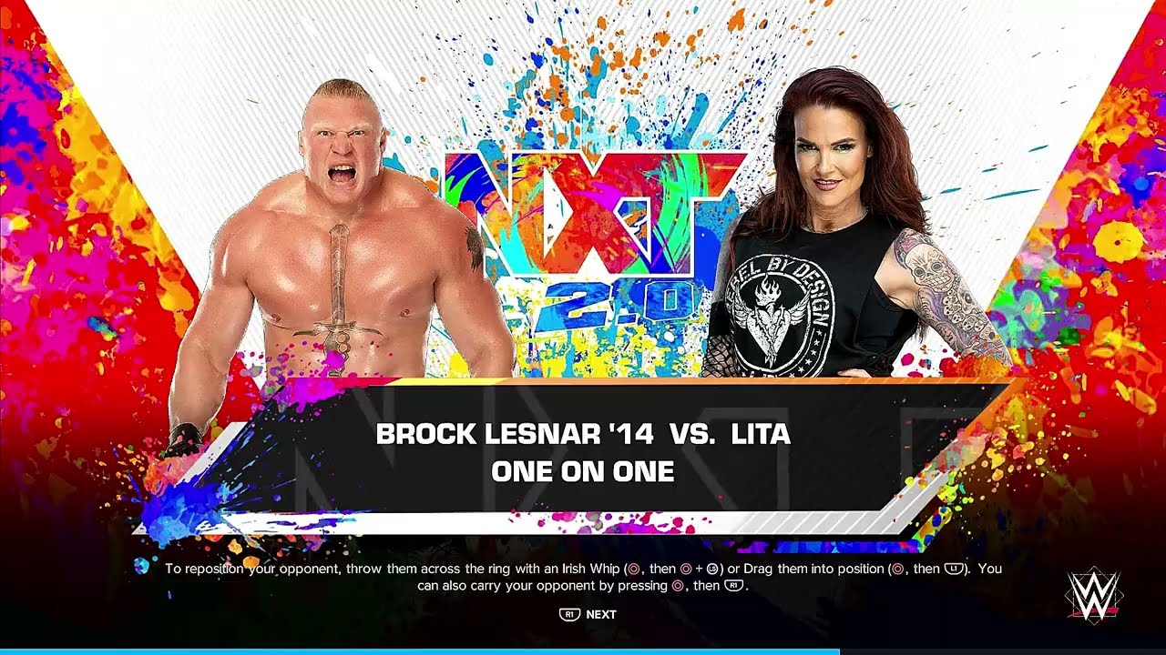 Brocke Lesnar Vs Lita | WWE | WWE 2K24 | The Gaming Gladiators