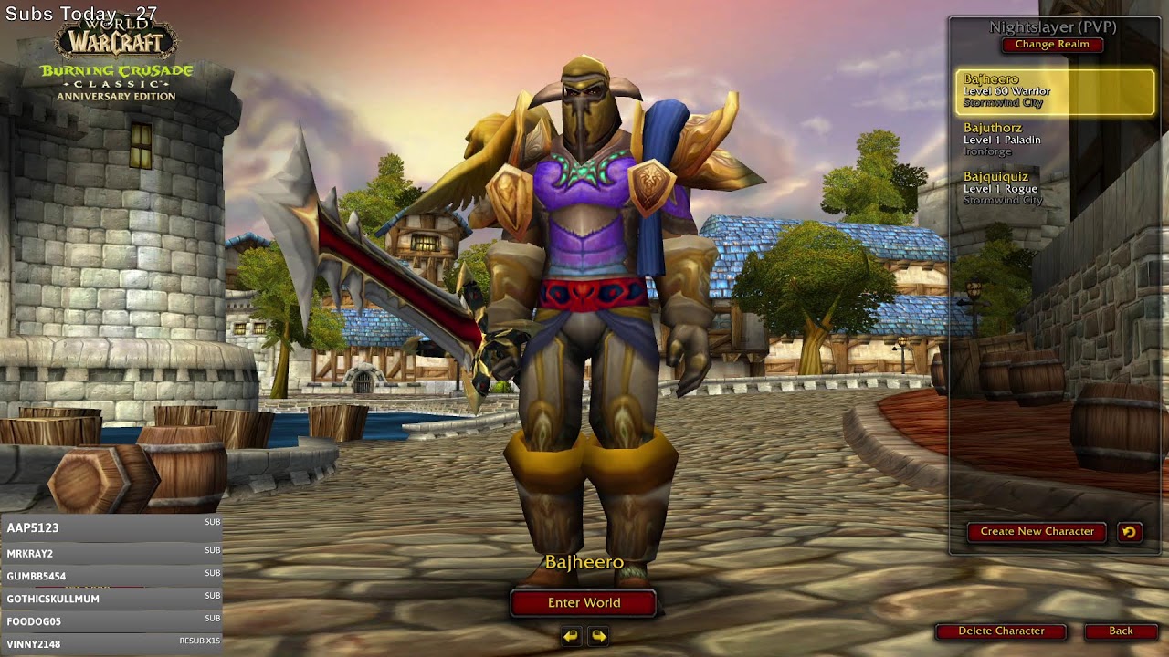 🔥TBC PRE-PATCH BEGINS: Arms Warrior PvP Honor Grind🔥- World of Warcraft Classic