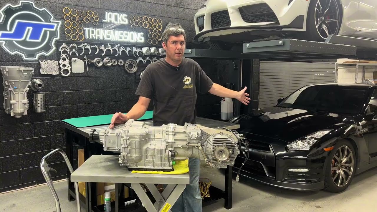 R35 Nissan GT-R GR6 Unique Transmission Testing for Customers. How We Do It at Jacks Transmissions!