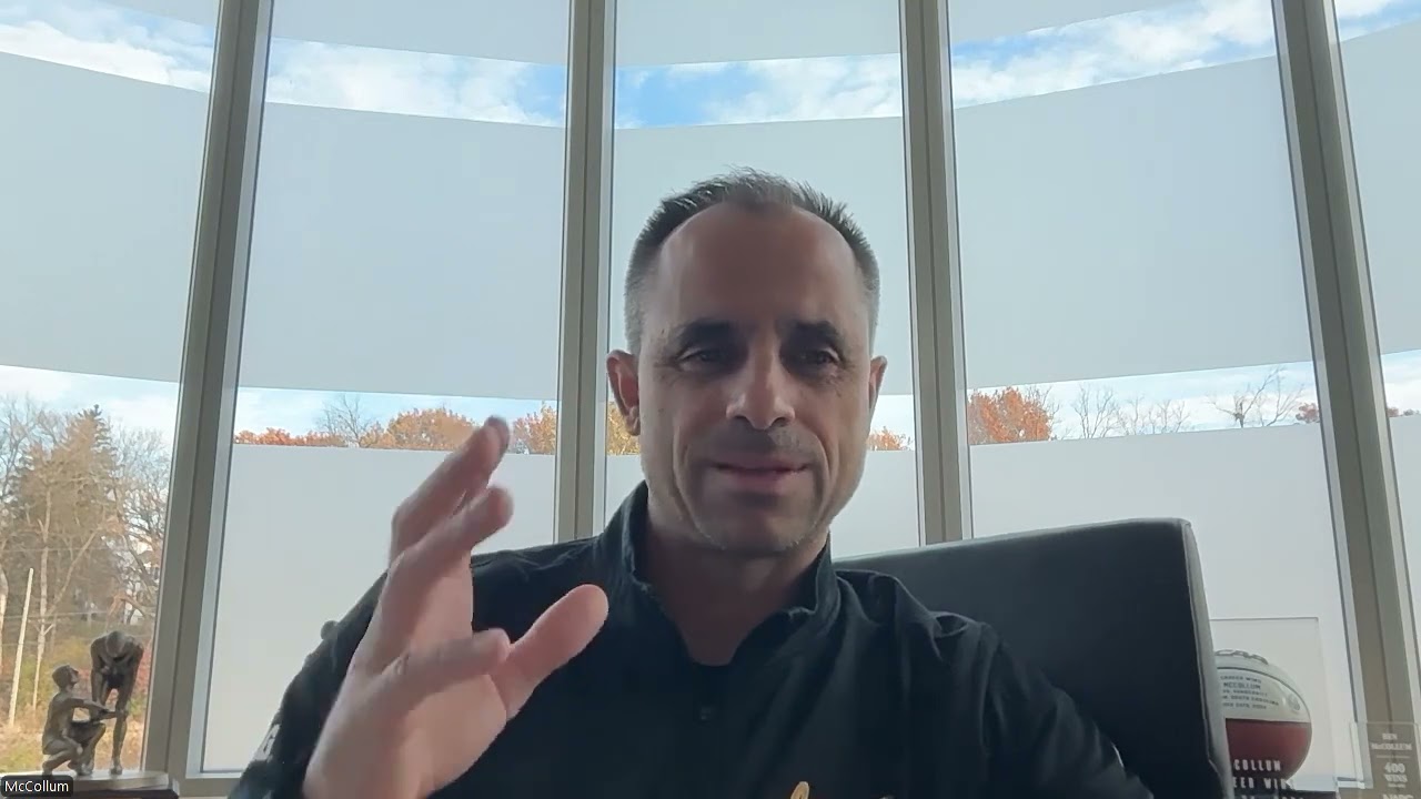 Iowa basketball coach Ben McCollum talks 2026 four-star signee Ethan Harris