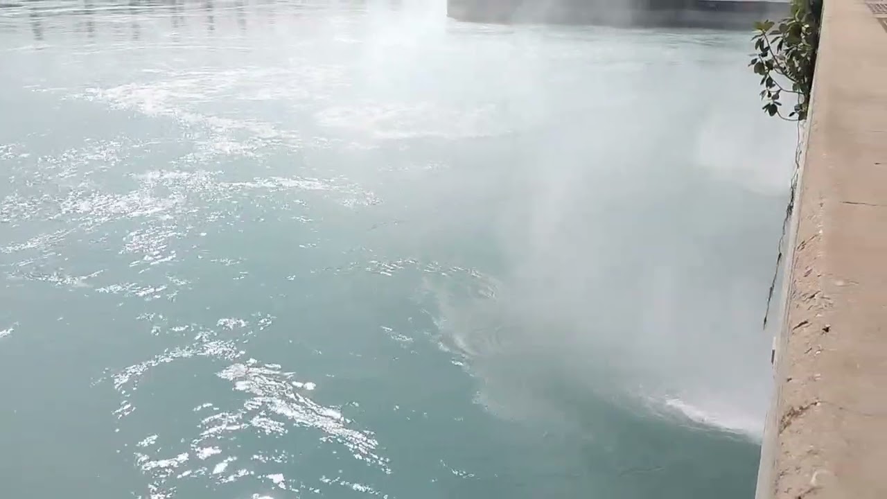 💧 Unexpected Leakage! Relief Valve in Action at a Massive Hydro Power Plant