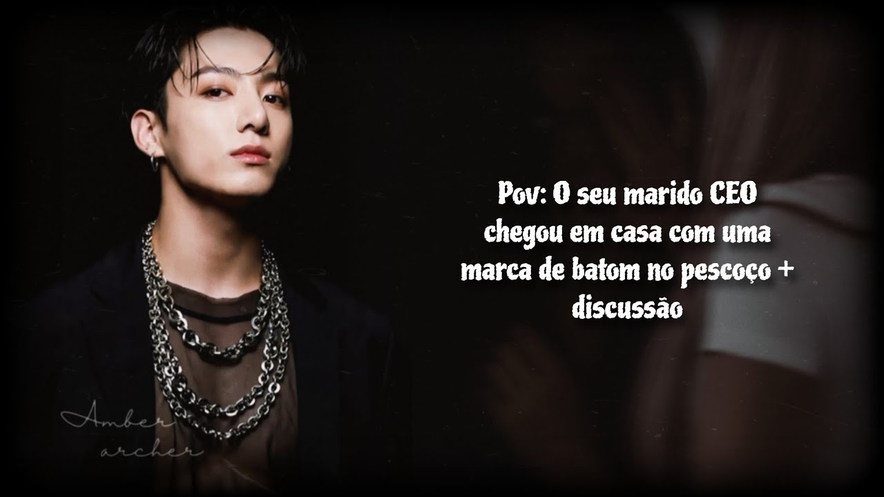 | Imagine Jungkook: O seu marido CEO chegou em casa com uma marca de batom no pescøç0.|