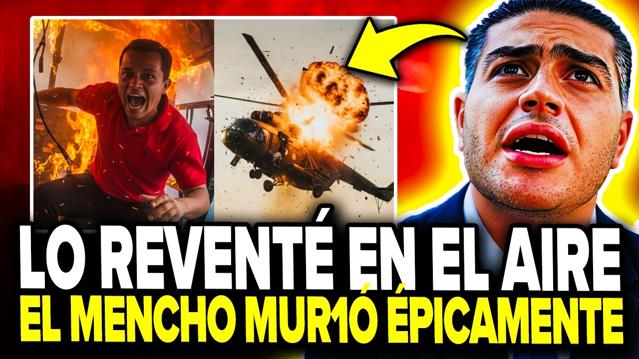 ¡FILTRADO! HARFUCH REVENTÓ el HELICÓPTERO donde IBA EL MENCHO en CARRETERA de TAPALPA