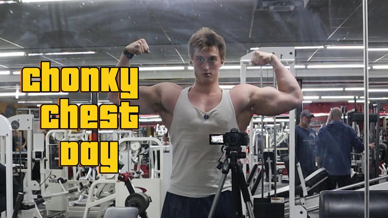 CHONNKED OUT CHEST DAY - Bulk day 2 Body weight 240.3