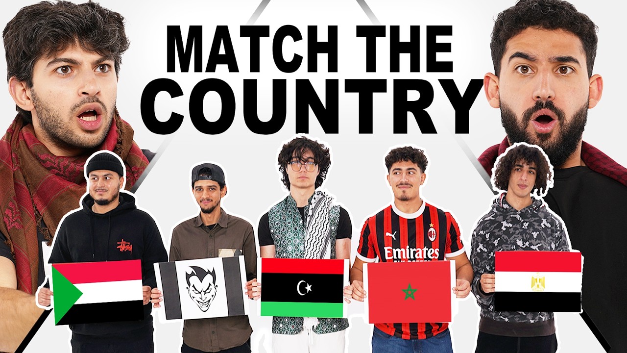 MATCH THE COUNTRY NORTH AFRICA