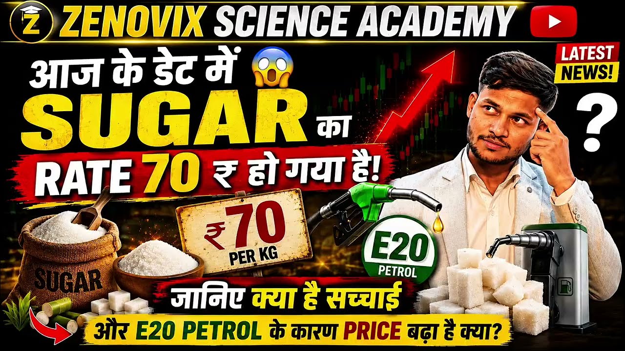 Sugar Price ₹70/KG! क्या E20 Petrol है वजह? 😱 जानिए पूरी सच्चाई | Sugar Price Latest NewsSugar ₹70 