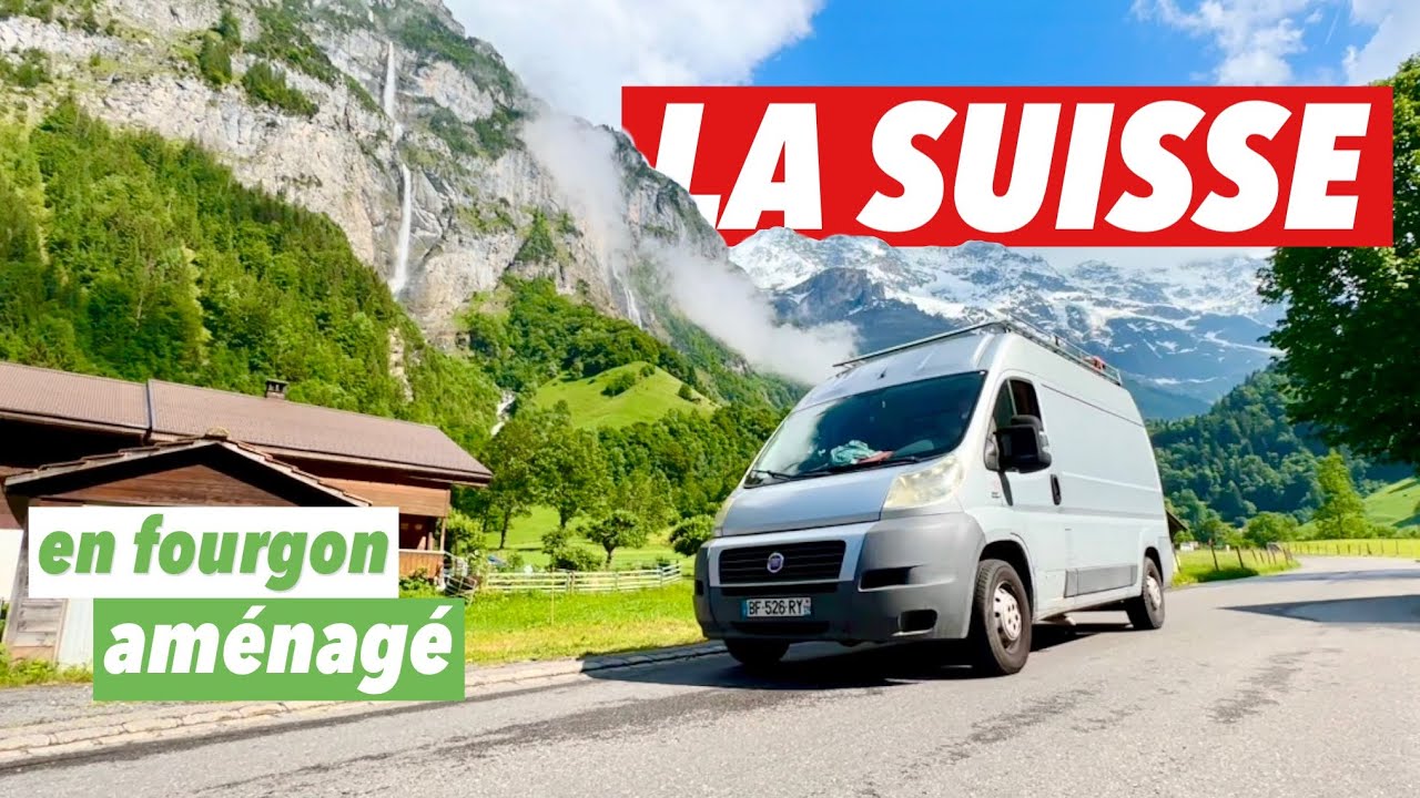 #2 On traverse la SUISSE avec notre FOURGON AMÉNAGÉ | VLOG voyage