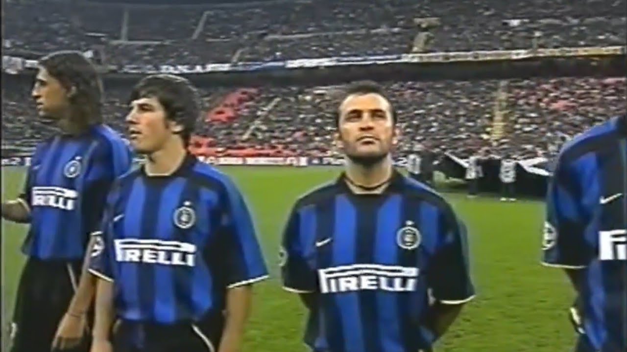 Okan Buruk. Inter formasıyla Şampiyonlar Lig'inde ilk maçı. Inter - Ajax. 2002-03