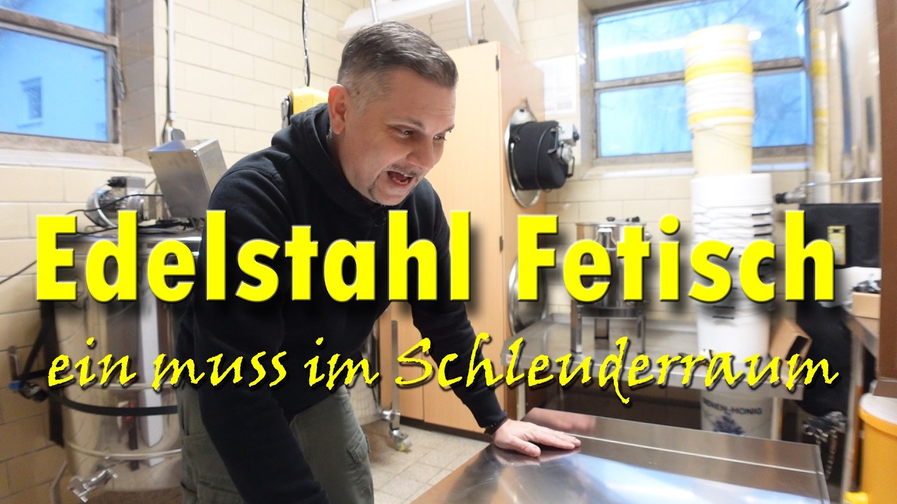 Edelstahltisch Arbeitstisch für Honig