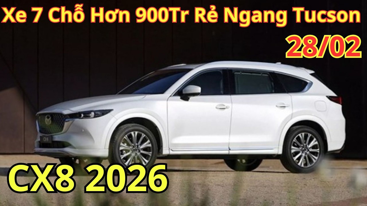 ✅Giá Khuyến Mại Mazda CX8 Cuối Tháng 2. Xe 7 Chỗ Hơn 900Tr Rẻ Ngang Tucson | Xegiatot24h