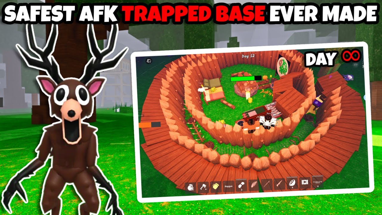 I  Built The SAFEST AFK TRAPPED BASE Ever Made In 99 Nights (Roblox) - Hindi
