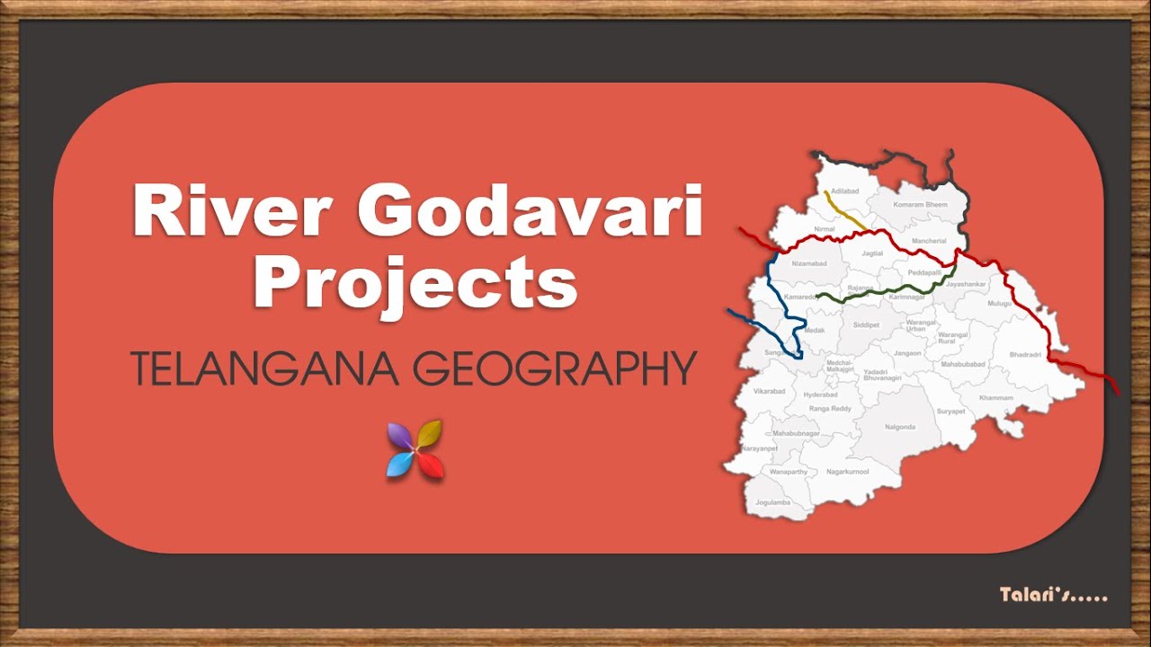 PROJECTS on River Godavari || With new 33 districts | Telangana Geography || Learn Through Maps