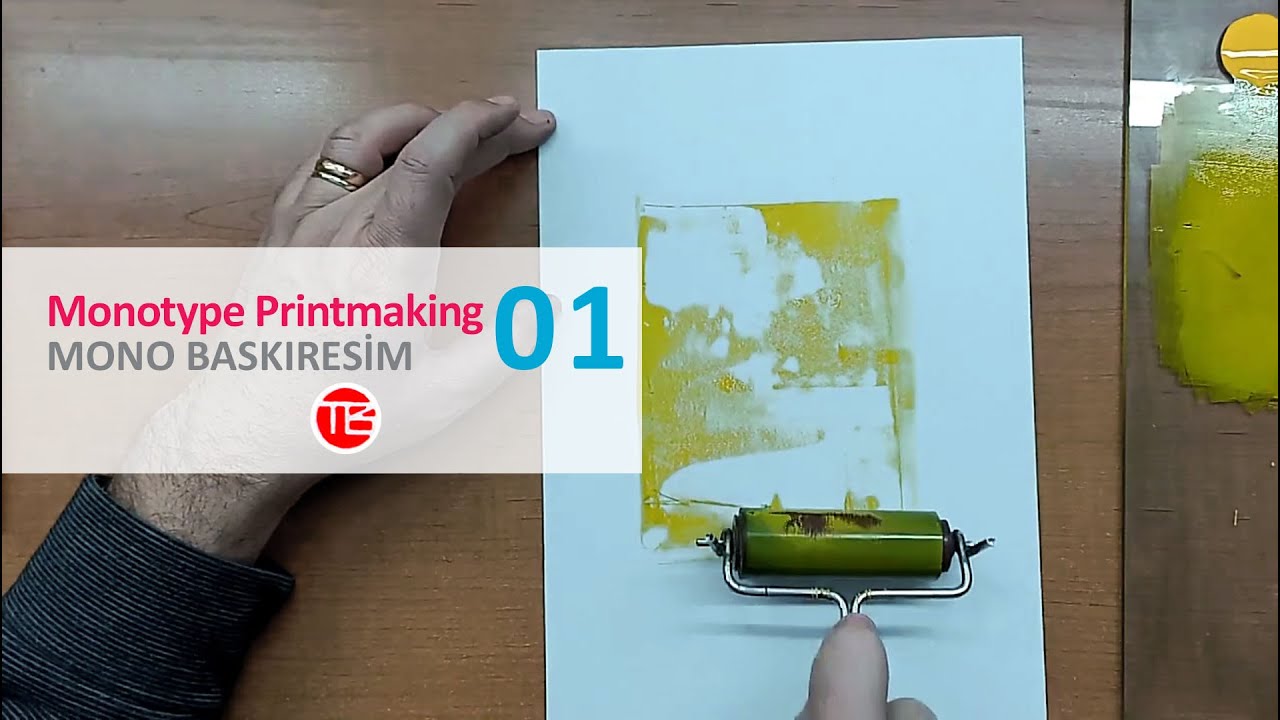 Mono Baskıresim 01 / Monotype Printmaking - 01