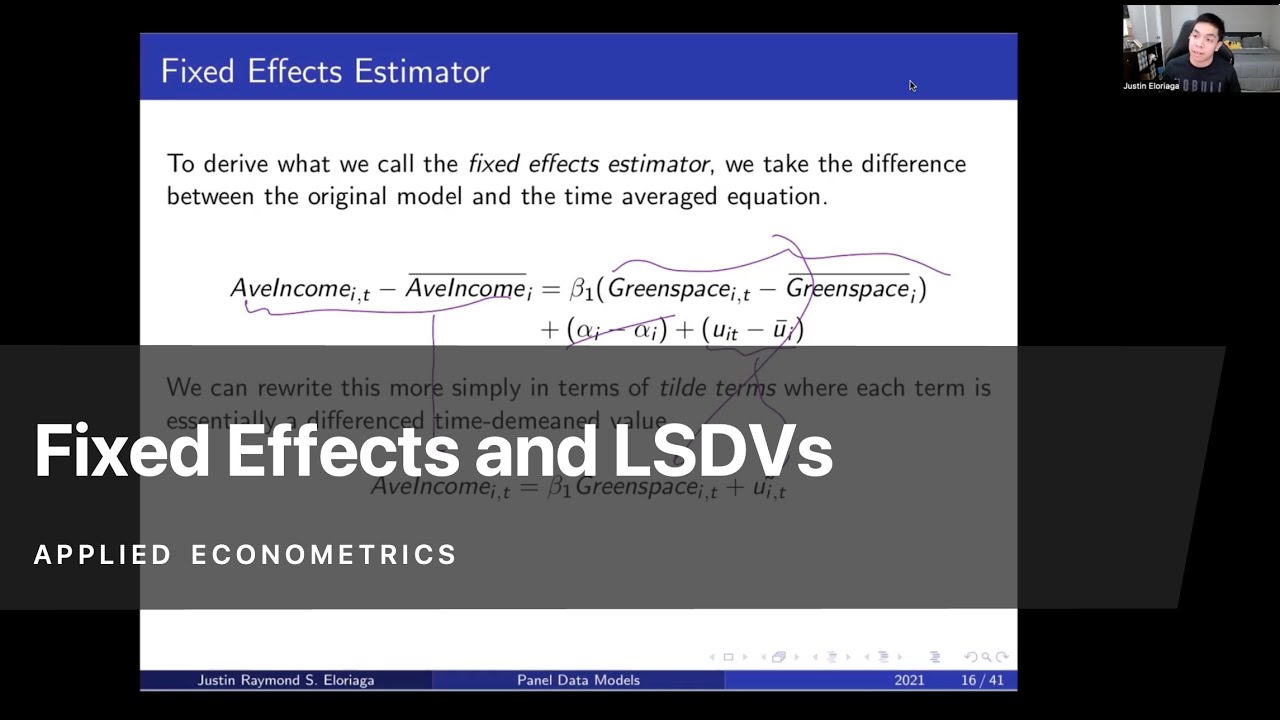 Fixed Effects and LSDVs