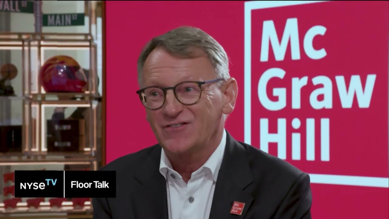 Simon Allen, CEO + President, McGraw Hill Joins NYSE TV Live