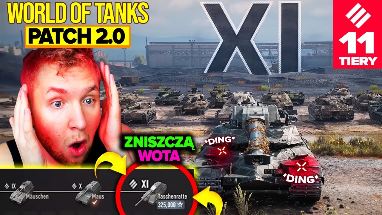 WORLD OF TANKS 2.0 - 11 TIERY, NOWE MISJE 3.0, CHEAT na CELOWANIE, REBALANS CZOŁG&Oacute;W i TRYB KAMPANII