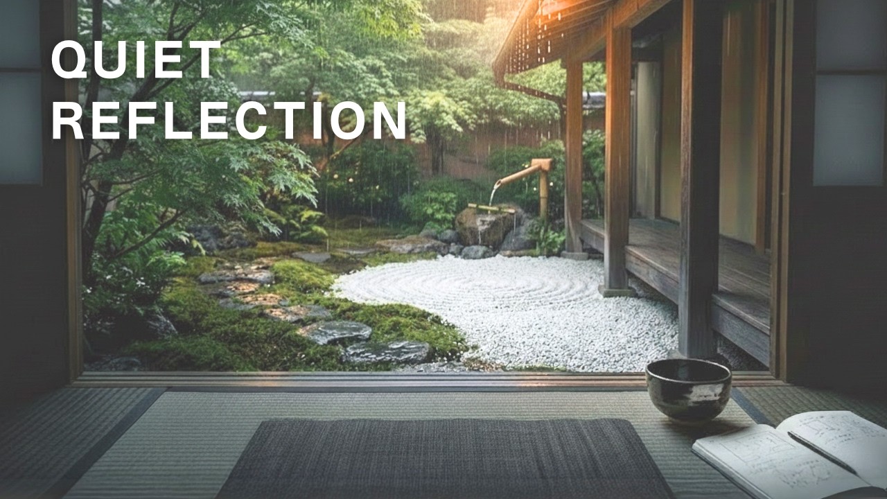 Rainy Zen Garden | Zen Ambient for Meditation & Deep Thinking
