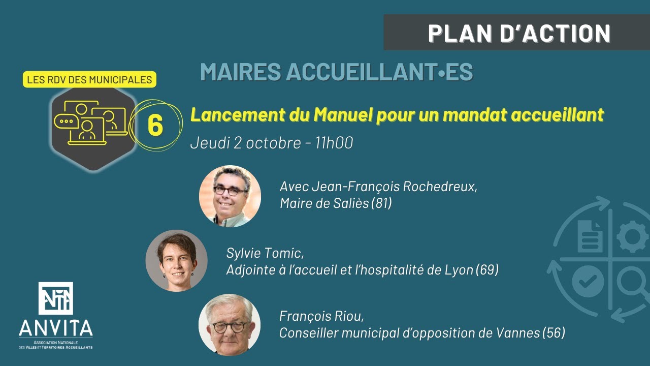 RDV des MUNICIPALES #6 Lancement du Manuel pour un mandat accueillant