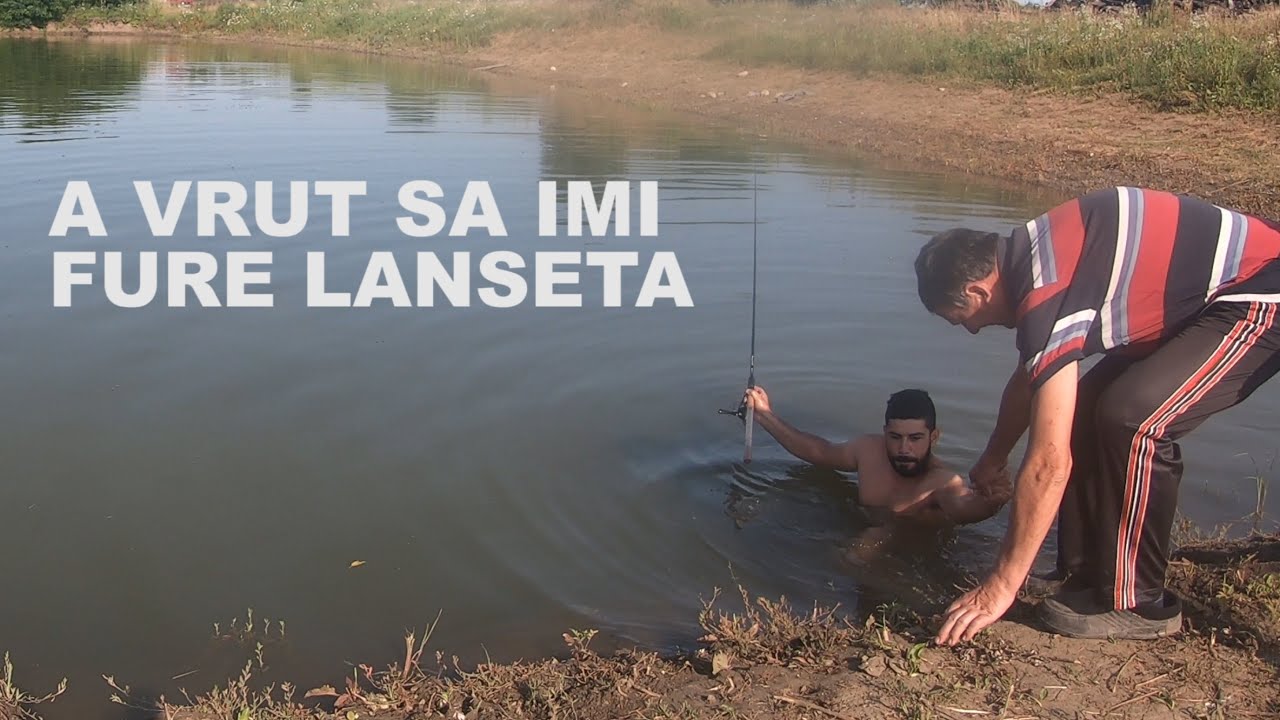 Pescuit la pluta. Mi-a tras lanseta in apa !!!!