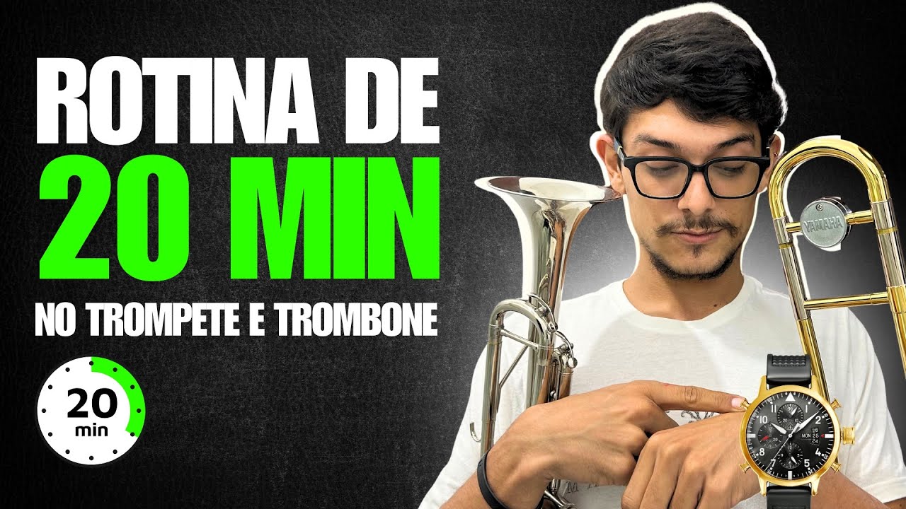 Como Meus Alunos estão EVOLUINDO no TROMPETE ou TROMBONE com 20 MIN por dia