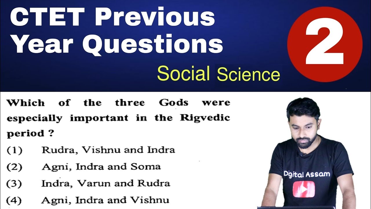 CTET  Social Science  Previous Year Question Answers  || Important Questions || Video 2
