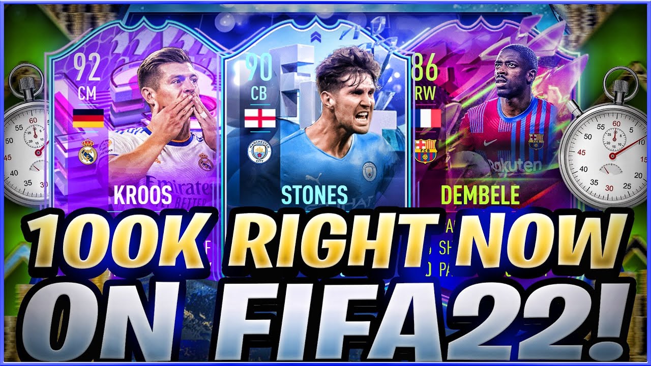 HOW TO MAKE 100K COINS NOW ON FIFA 22 EASIEST WAY TO MAKE COINS ON FIFA 22 BEST TRADING METHODS!