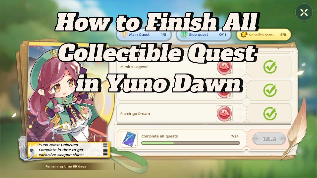 Ragnarok M Classic : How to finish ALL Collectible Quest in Yuno Dawn EXPLAINED