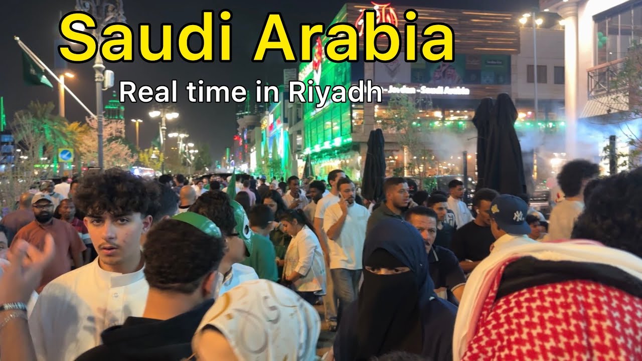 Saudi Arabia 🇸🇦 Real time Night life in Center of RIYADH Now April 2026 | 2K HDR السعودية 