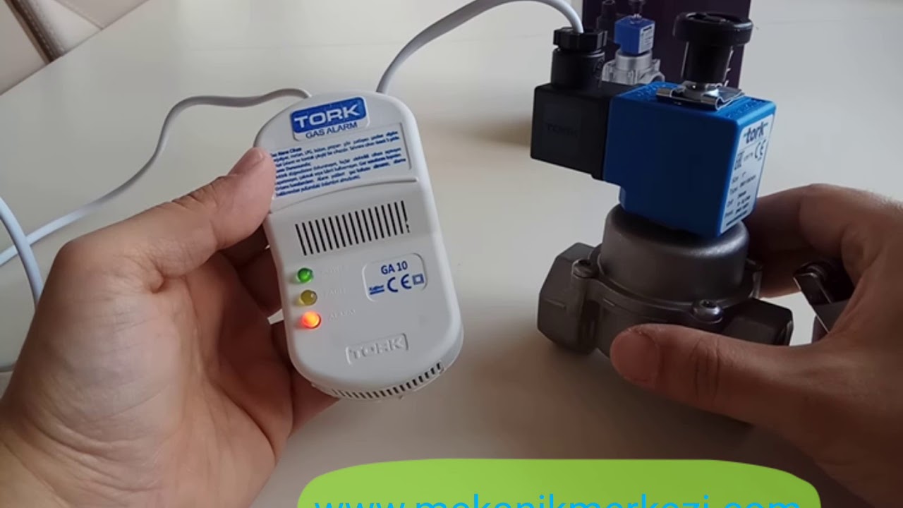 Tork Doğalgaz Alarm Dedektörü Bağlantısı ve Çalışma şekli