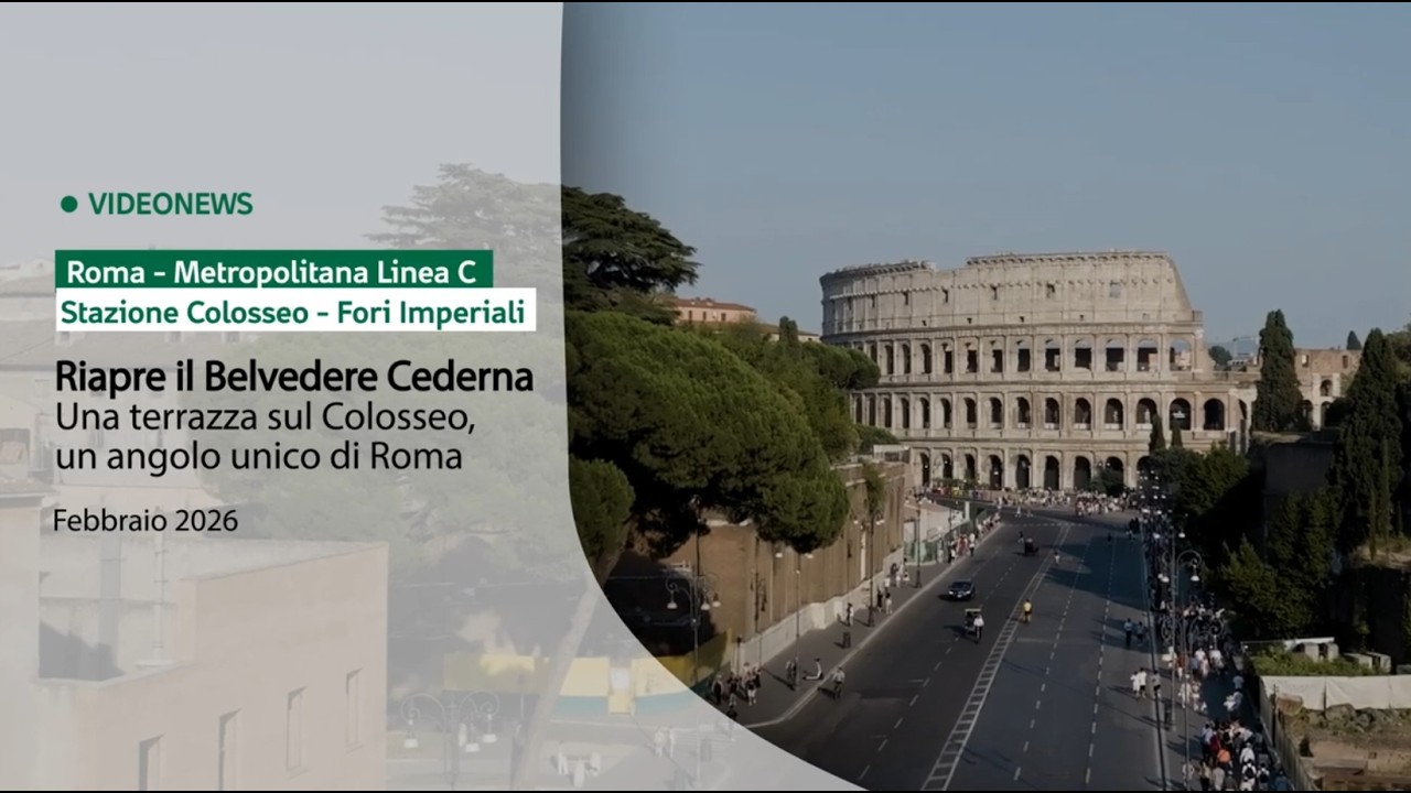 Vianini Lavori - Linea C di Roma: restituito alla città il Belvedere Cederna