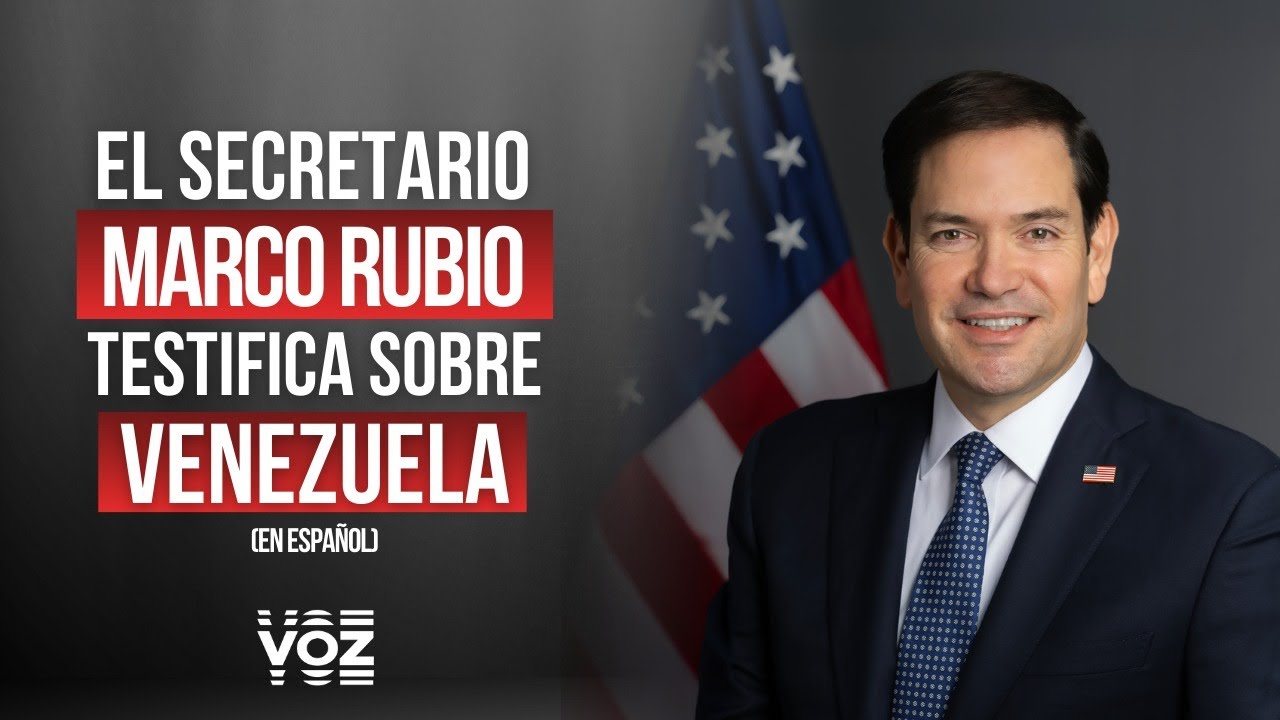 🔴 📺  EN VIVO: Marco Rubio da declaraciones sobre la operación en Venezuela