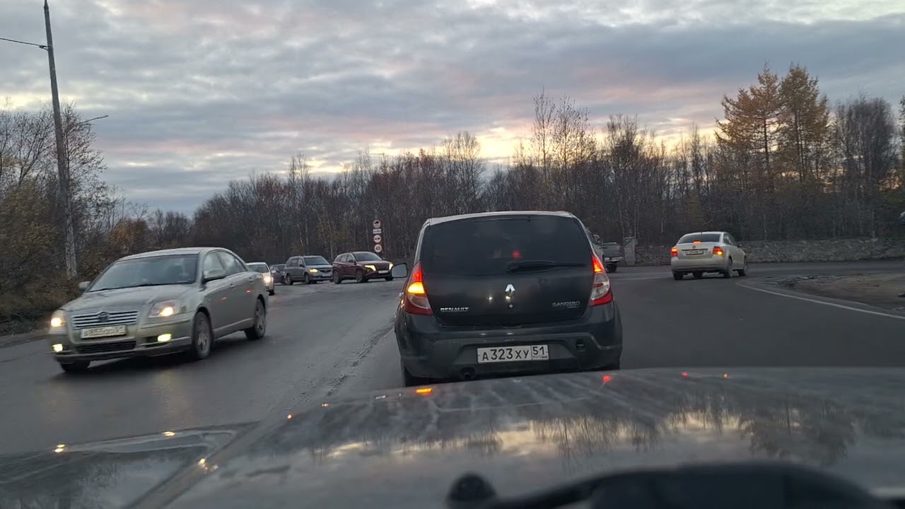 Автоподъезд Мурманск-Североморск. Строительство дороги. Прокатились по ленинградке,  ВРШ, Старостина