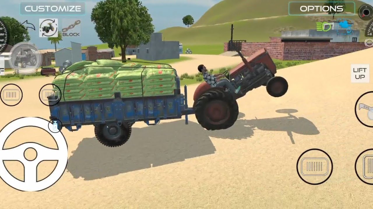 Daily Farm Work with Tractor
