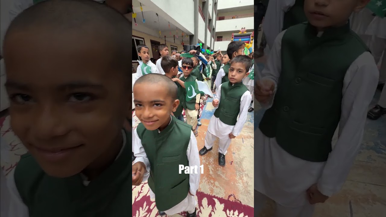 A beautiful Independence Day celebration was organized at Saylani Al-Mohsin Sweet Home by Wish Kids