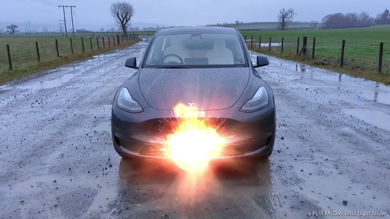 The Final Countdown Tesla Light Show