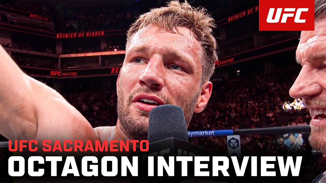 Reinier de Ridder Octagon-Interview | UFC Sacramento