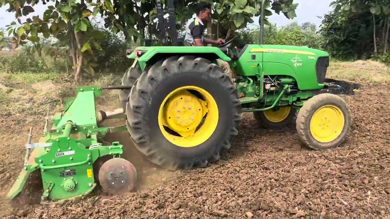 John Deere 5310 tractor me clutch fail Swaraj tractor deep cultivation on field 