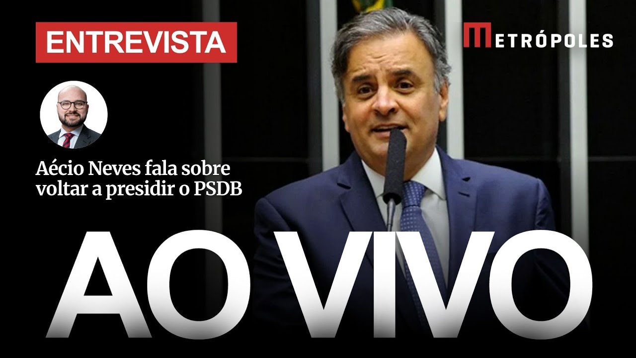 METRÓPOLES ENTREVISTA: Aécio Neves volta a presidir PSDB