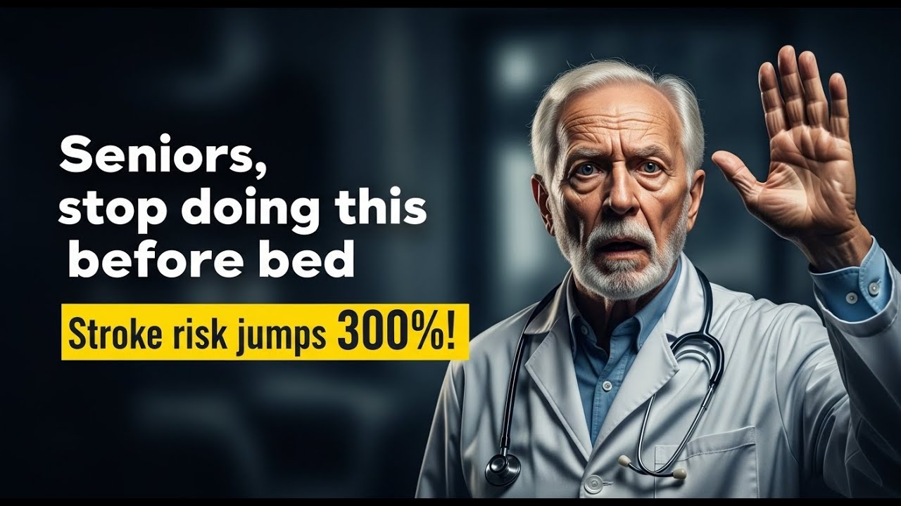 5 night habits that secretly increase stroke risk after 60 and damage your heart health!