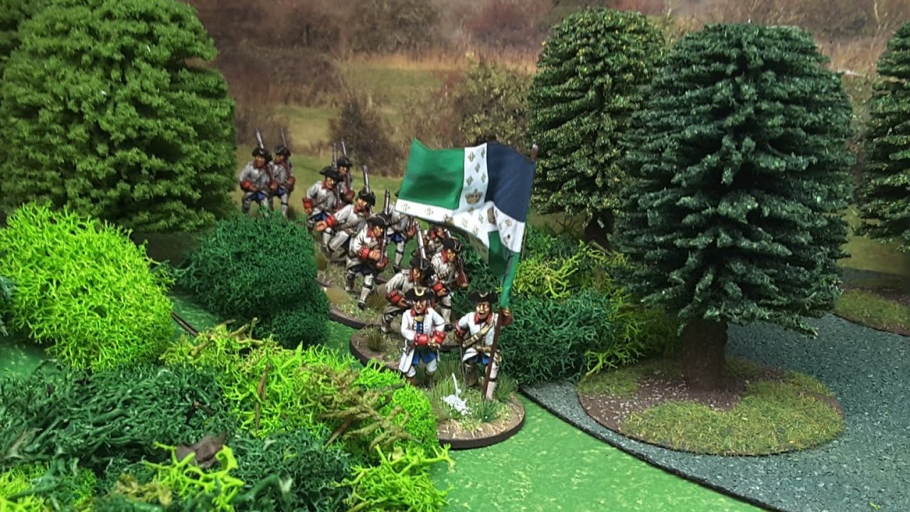 Muskets and Tomahawks battle report. The dastardly French are on the move.