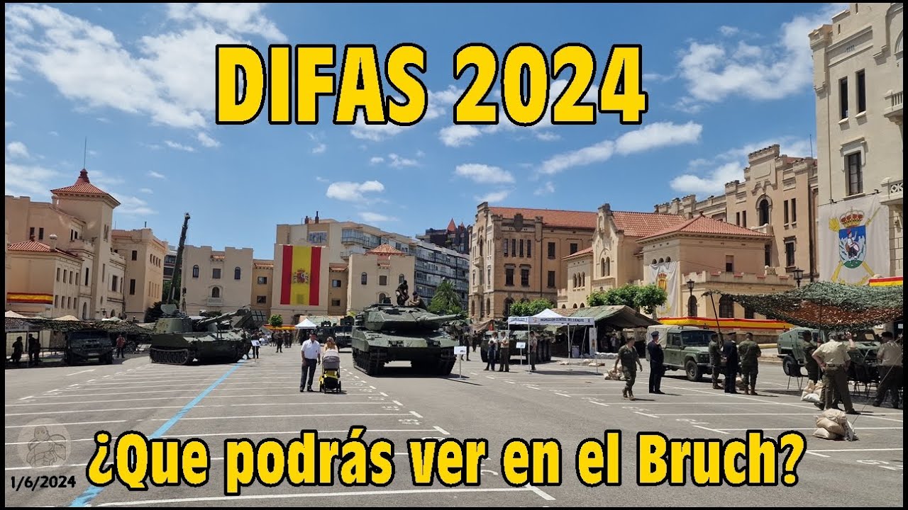 DIFAS 2024; Día de las Fuerzas Armadas en el Cuartel del Bruch (Barcelona) 1/6/2024