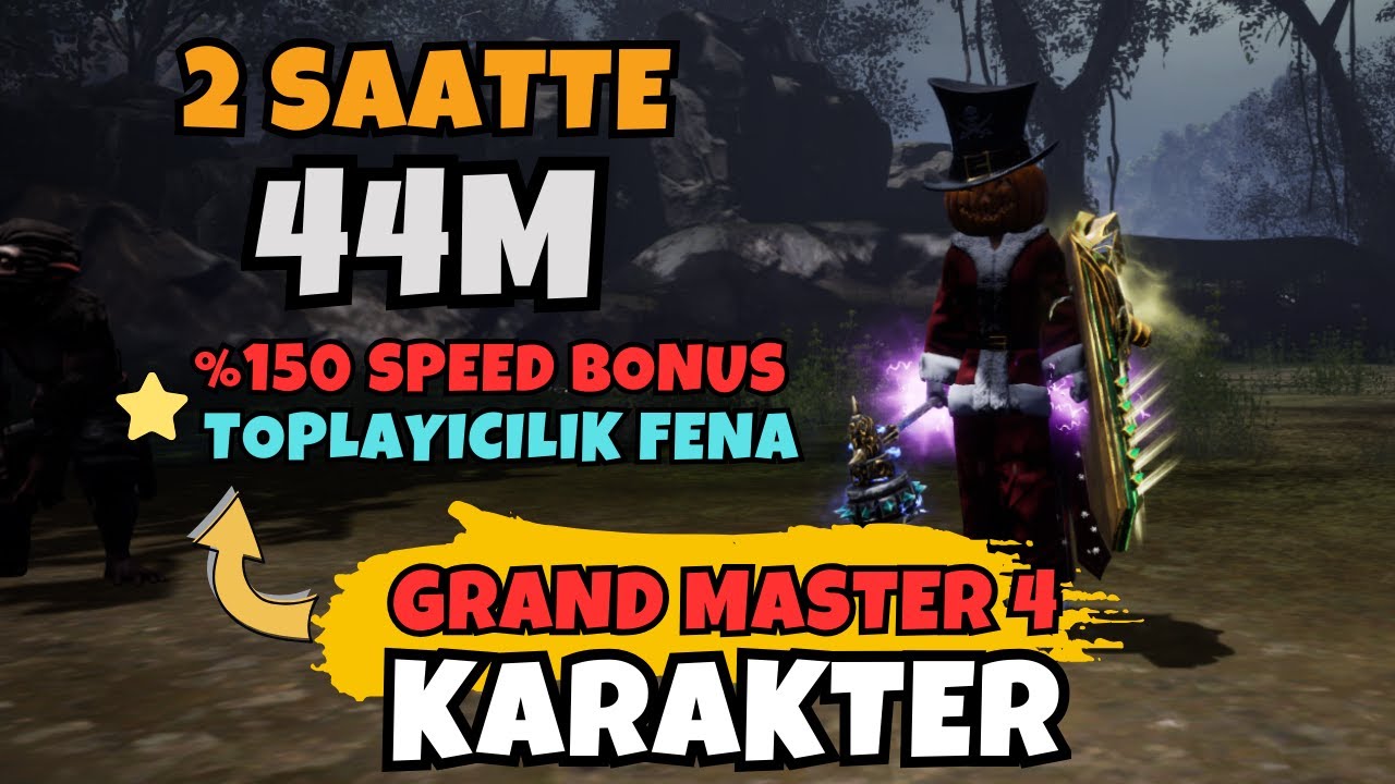 RİSE ONLİNE | GRAND MASTER 4 KARAKTERLE 2 SAATTE 44M PARA KASTIK | TOPLAYICILIK GÜZEL PARA BIRAKTI