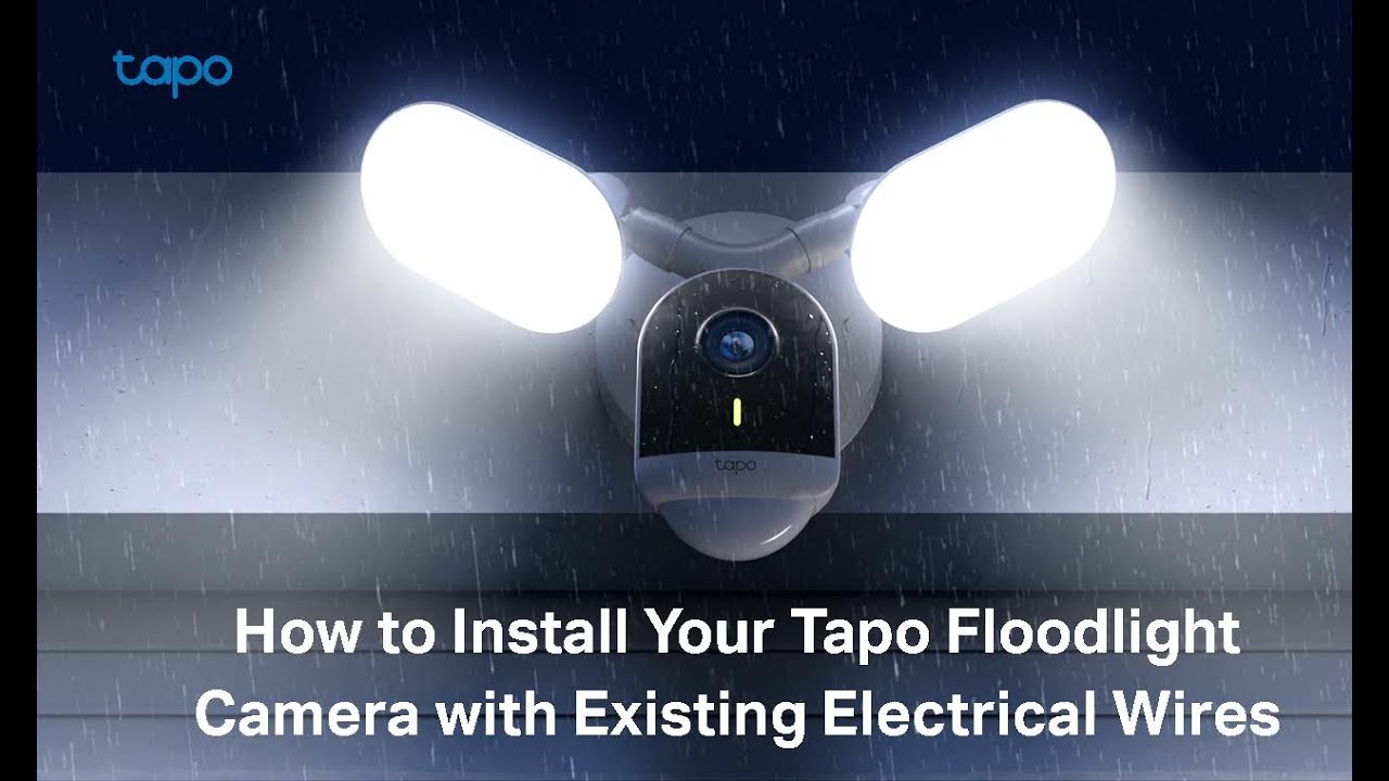 How to Install Tapo Floodlight Camera with Existing Electrical Wires (Tapo C720/TC55/TC53) | TP-Link